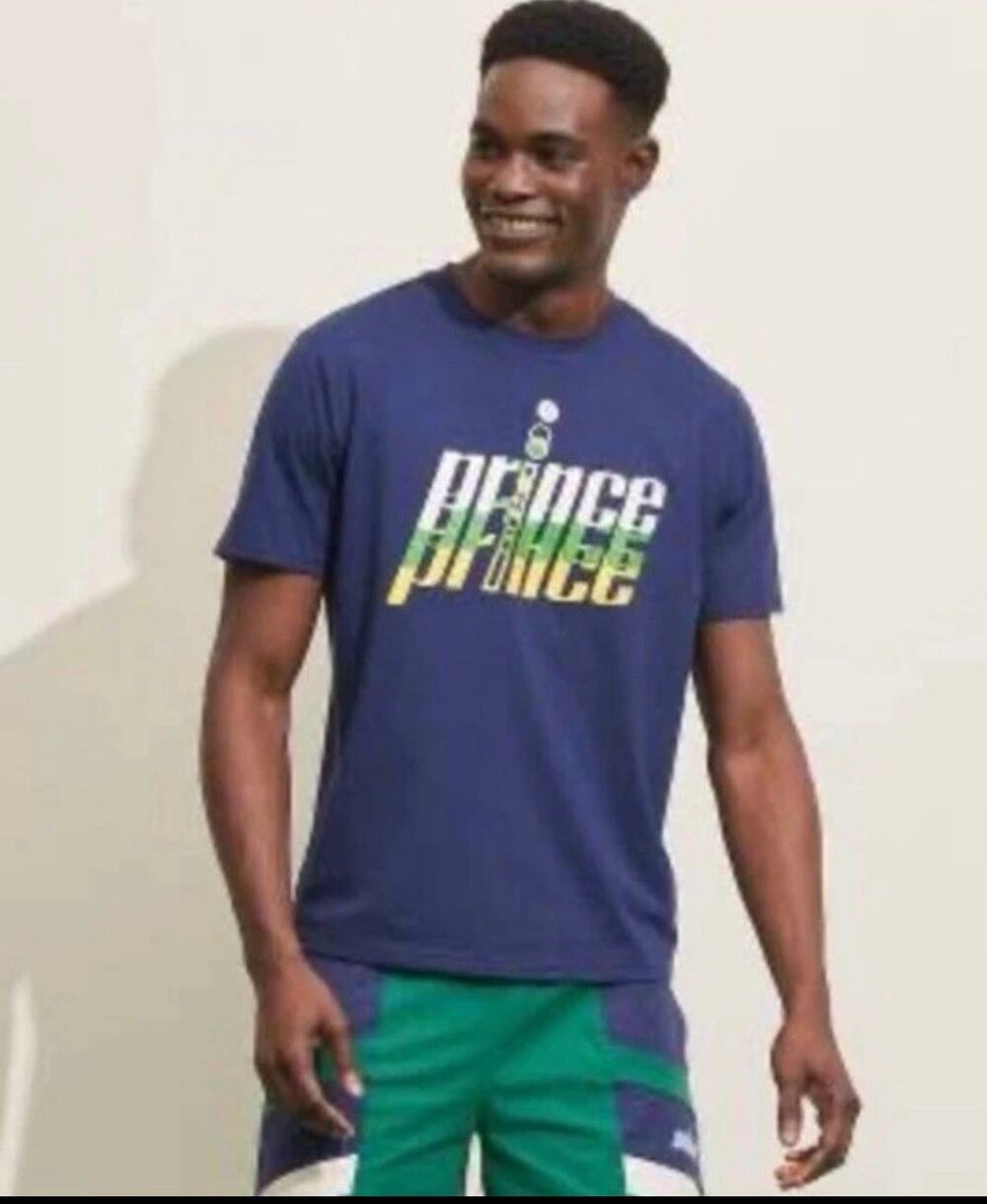 Prince Pickleball Navy Blue Short Sleeve T-Shirt Mens XL